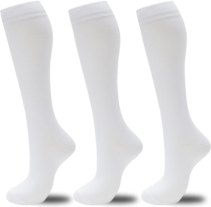 fenglaoda Compression Socks for Women Men 3 Pairs Graduated Compression Support Circulation Socks for Nurses by fenglaoda