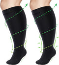Compression Socks for Women &Men Wide Calf, Plus Size 15-20 mmhg,Knee High,compression stockings by COMPRESSIONSOCKS