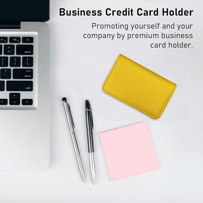 AI-DEE RFID Blocking Wallet - Minimalist Leather Business Credit Card Holder (A215-05), Small - Image 3