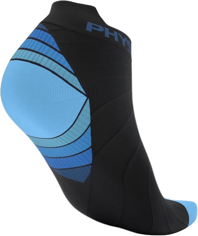 Physix Gear Short Compression Socks for Men & Women - Best Low Compression Socks Women & Men Ankle Socks with Arch Support by PhysixGearSport