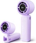 WHATOOK Portable Personal Handheld Fan: High Speed Cooling Fan, 12 Hours Battery Life, USB Rechargeable, Small Essentials for Women Cruise Travel, Beach Vacation (Purple) by FashionCaring-MakeitYours