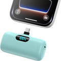 Feob Mini Portable Charger 5000mAh Power Bank,15W PD USB C Cell Phone Portable Power,LCD Display Battery Pack Compatible with iPhone 17/Air/17 Pro/17Pro Max/16/15 Android/Samsung/Moto(Type-C Only) by Feob