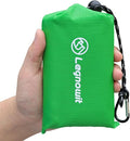 Pocket Blanket, Compact Blanket for Picnic, Beach, Festival | Sandproof, Waterproof, Stakes & Carabiner Included, Packable Lightweight Tarp for Camping, Hiking, Backpacking, Travel by Legowitoutdoor