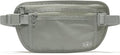 Pander RFID Blocking Travel Money Belt – Hidden Waist Pouch for Passport, Cash, Cards, Slim Belt Bag for Men and Women, Light Grey by Pander
