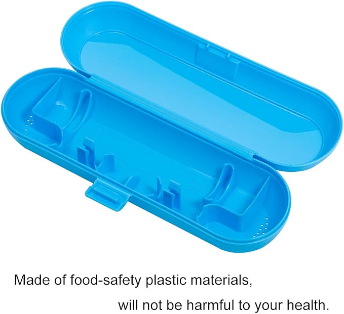 Nincha Portable Electric Toothbrush Travel Case for Philips Sonicare Series-Durable, Environmentally Friendly, Breathable, Food-Safe Plastic Material(Blue) - Image 2