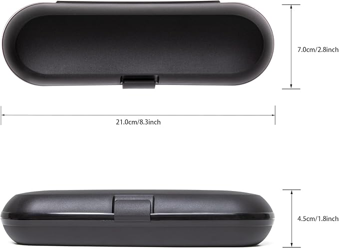Nincha Electric Toothbrush Travel Case for Oral B & Philips Sonicare,Black - Image 2