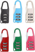 EXCEART 3 Digit Combination Locks 6 Pack Mini Travel Padlocks | Resettable Iron Locks for Luggage, Suitcases, Toolboxes, Bags, Notebooks, Storage Cases, and Everyday Security Needs by EXCEART