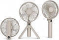 Quiet Handheld Camping Fan, Portable Fan Rechargeable, 12H Battery Life | 3000mAh battery powered hand held fan with USB-C charging, digital display, 4 speeds and quiet airflow for camping and travel by Unknown