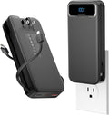 aonidi Portable Charger 20000mAh with Built-in Cables&AC Wall Plug, Black | PD20W Fast Charging,Travel Essential,TSA Approved,LED Display,All in One USB C Power Bank for All Cell Phones Devices by AONIDI