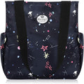 HUA ANGEL Floral Tote Bag - Casual Shoulder Bag Daily Tote Bag with Zipper Gym Travel Shopping Work Handbag for Women by Huaangel