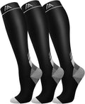 FuelMeFoot 3 Pack Copper Compression Socks - Compression Socks Women & Men Circulation - Best for Medical,Running,Athletic by FuelMeFoot