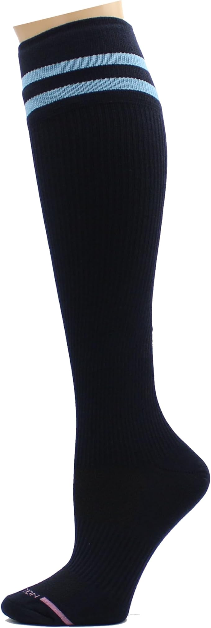 Dr. Motion 3 Pairs Therapeutic Graduated Compression Women's Knee-hi Socks - Image 2
