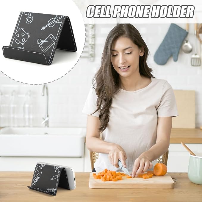 Airplane Phone Holder Flexible Flight Cell Phone Holder and Flexible Tablet Stand Airplane Travel Essential Accessories for Most Smartphones, Tablets(Color:Black) - Image 4
