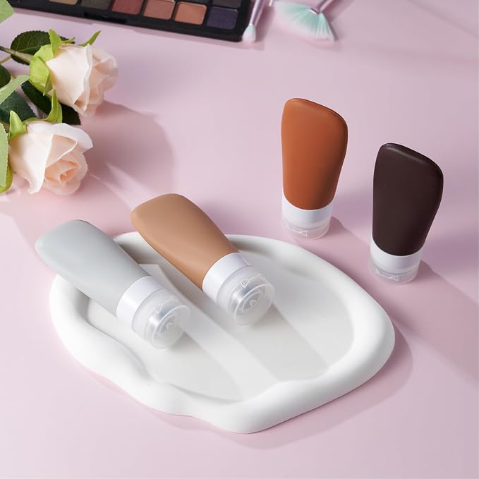 INSFIT Travel Bottles for Toiletries, TSA Approved 3oz Travel Size Containers, BPA Free Leak Proof Squeezable Silicone Tubes for Shampoo Conditioner Lotion Body Wash with Labels - Image 5