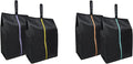 Ecoright Shoe Bags for Travel, Set of 2, 100% Recycled Water-Resistant Zipper Pouch Bags, Shoe Bags for Storage, Travel Essentials for Men & Women by EcoRight