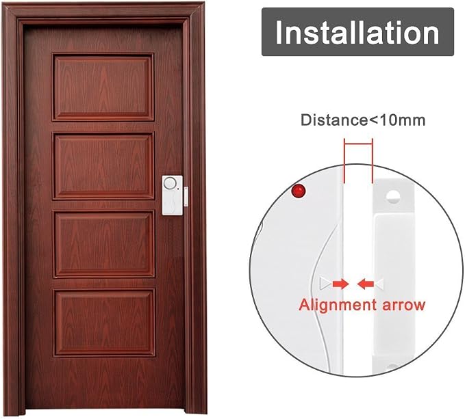 WSDCAM Door Alarm Wireless Anti-Theft Remote Control Door and Window Security Alarms - Image 6
