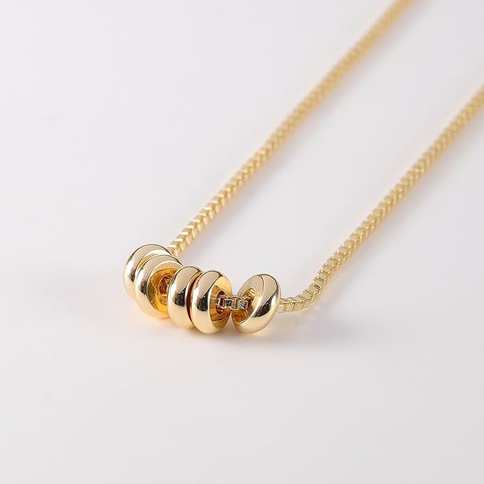 Gold Necklace for Women, Dainty Charm Pendant Necklace Jewelry Gift | 14K Gold Plated, Cute, Delicate, Adults, Non Tarnish, Hypoallergenic, Accessories - Image 4
