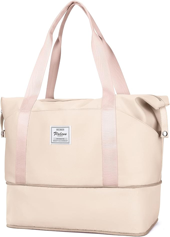 Travel Duffel Bag, Sports Tote Gym Bag, Shoulder Weekender Overnight Bag for Women - Image 8