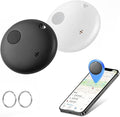 Air Tracker Tags 2-Pack, Waterproof IP67 | 90dB Loud, Bluetooth Tracker Works with Apple Find My (iOS only), Tracker Tag Locator for Keys,Luggage,Backpack etc by Luubom