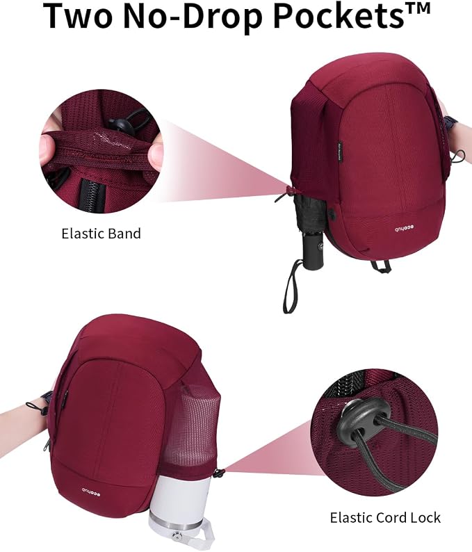 ECOHUB Anti-Theft Crossbody Bag Men Women RFID Blocking Lightweight Sling Backpack Water Resistant for Travel Hiking Outdoor - Image 3