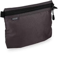 GOX Small Toiletry Bag for Men Bulk Cosmetic Bag Dopp Kit Carry On Zipper Pouch Organization Nylon Packing Sack Wate Repellent(Grey) by GOX