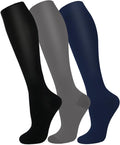 FuelMeFoot 3 Pack Copper Compression Socks - Compression Socks Women & Men Circulation - Best for Medical,Running,Athletic by FuelMeFoot