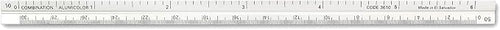 Alumicolor 3610-1 Aluminum Combination Pocket Scale, 6IN, Silver (Pack of 2) - Image 2