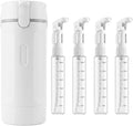 4 in 1 Travel Dispenser Bottle, TSA Approved Leakproof Containers | Refillable soap lotion pump for toiletries, shampoo & conditioner, portable compact size liquid accessories kit by Unknown