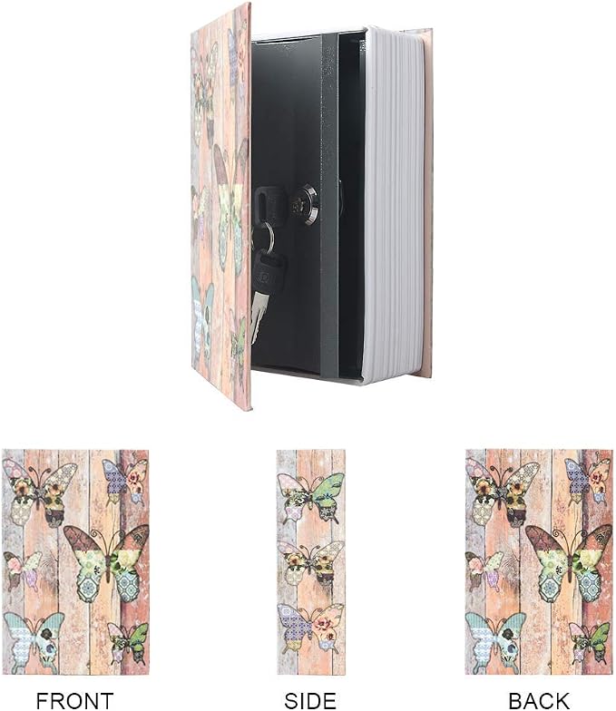 Diversion Book Safe Storage Box, Dictionary Secret Safe Can with Security Combination Lock/Key - Image 3