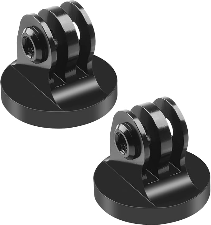 ChromLives 1/4 Tripod Mount Adapter Compatible for Gopro, 2 Pack 1/4 20 Aluminum Adapter Mount for Tripod Compatible with Gopro Hero 11,10, 9, 8, 7, 6, 5, 4, 3+, 3, 2, 1 HD, DJI Osmo Action and More by ChromLives
