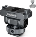 NEEWER Magnetic Mount Accessories Compatible with DJI Osmo 360 / Action 5 Pro / 4/3, Quick Release 160° Tilt Action Camera Adapter Mount with Cold Shoe, 1/4" Thread, AC012 Dark Gray by Neewer