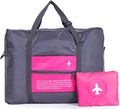 Travel Bag Spirit Airlines Personal Item Bag 18x14x8 Foldable Travel Duffel Bag Tote Carry on Luggage Duffle Overnight for Women and Men(Pink) by INVODA
