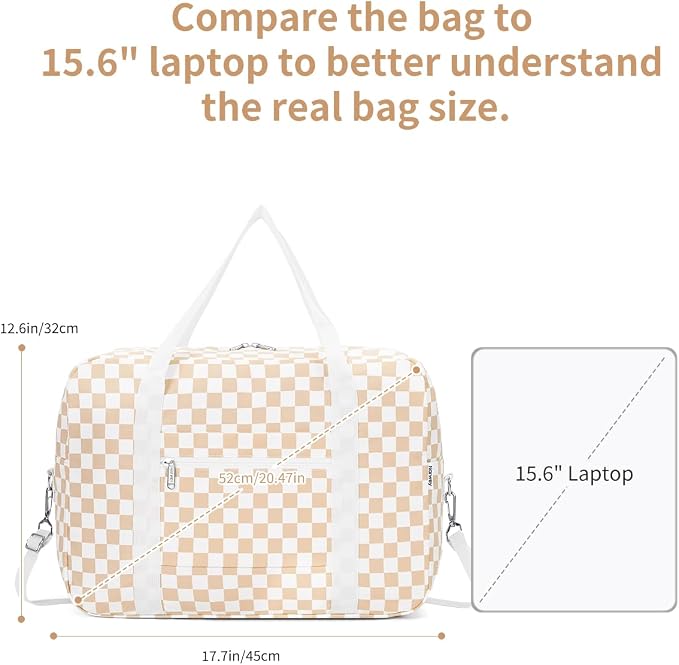 For Spirit Airlines Personal Item Bag Foldable Travel Duffel Bag Tote Carry on Luggage Duffle Overnight for Women and Men - Image 8