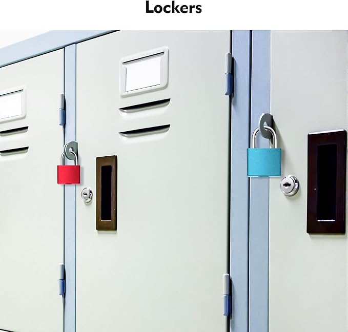 6Pcs Luggage Locks Small Suitcase Locks with Keys Plastic-Covered Mini Padlock for Suitcase Backpack Box Bag - Image 7