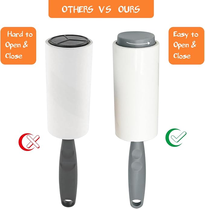 Lint Roller with Secret Safe Compartment - 2 in 1 Hidden Storage for Cash & Valuables, Portable Diversion Safe for Travel & Home(Black) - Image 3