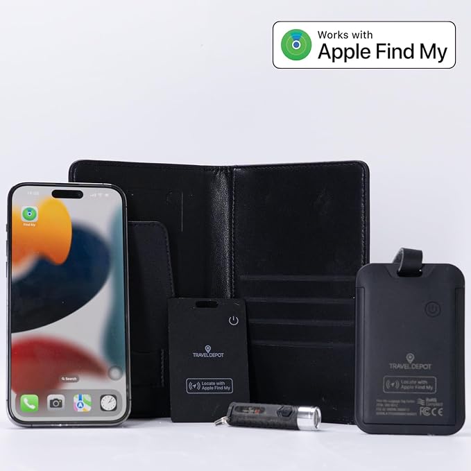 Hidden Luggage Tracker for iPhone, Apple Find My Luggage Tag | Wireless Rechargeable Suitcase Tracker & Luggage Locator, Waterproof Travel Tag for Checked Bags and Backpacks - Image 9
