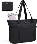 Ceneda Foldable Tote Bag for Women, Lightweight Work Bag with Dual Inner Cup Holders, Daily Handbag for Travel, Gym, Grocery | 40oz Tumbler Holder by CarryComfortCarryourBag