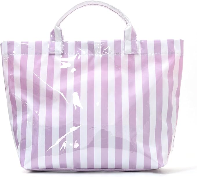 Lushandy PVC Tote Bag for Women Jelly Beach Bag Top Handle Hobo Handbag | Water-Resistant, Wipe Clean, Lightweight by Lushandy
