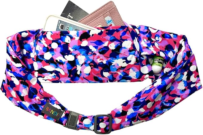 BANDI Plus Size Fanny Pack for Women - Travel-Ready Pocket Belt with Secure Hidden Money & Running Belt for Phone, Passport, Keys, & Medical Devices, Adjustable Fit, Comfortable (Vivace) - Image 2