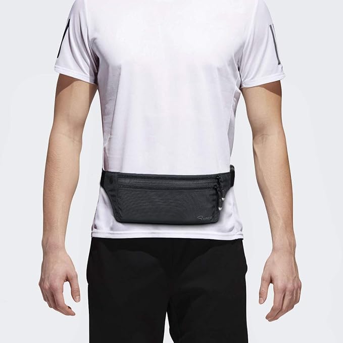 Ryaco Money Belt, Slim Passport Holder RFID Blocking Hidden Wallet Travel Essentials Pouch for Women Men With Adjustable Strap Waist Bag to Protect Cash, Credit Cards and Documents - Image 6