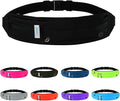 WATERFLY Running Belt Fanny Pack:Phone Holder Belt for Men Women | Lightweight, Soft and breathable fabric,SBS zipper, Adjustable waist belt, Zero bounce, Suitable for running workout Fitness by Waterfly