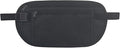 FuninCrea Money Belt, Nylon Fanny Pack Hidden Belt Bag with RFID Blocking for Women Men, Anti-theft Waist Pack Under Clothes with Adjustable Buckle for Travel, Running, Hiking, Cycling (black) by FuninCrea