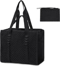 MOMINSIDE Beach Bags for Women Mesh Beach Bag - Large Grocery & Beach Tote Bag with Zipper, 2 Insulated Pocket, Hat & Towel Clips, Foldable Swim Bag Pool bag for Toys, Towels & Vacation Essentials by MOMINSIDE