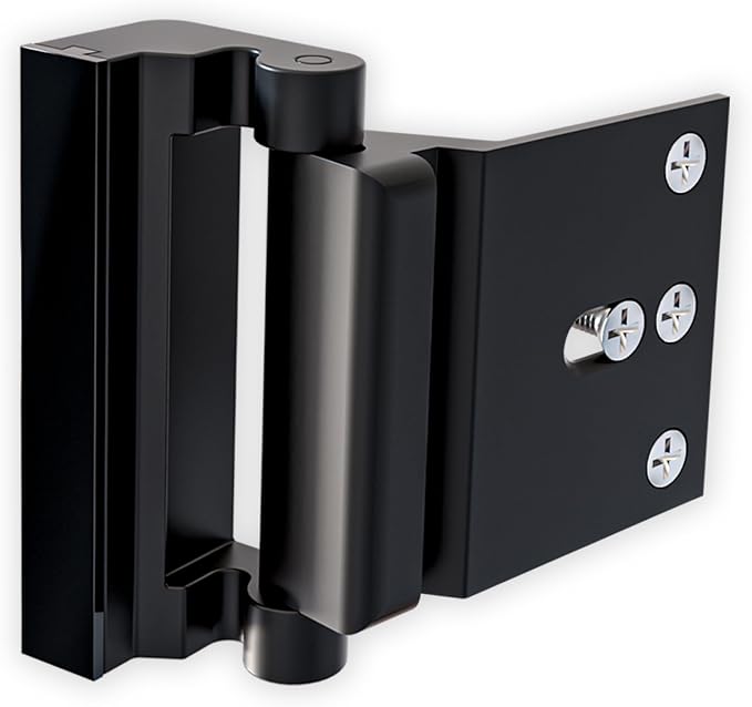 Door Reinforcement Lock - Endures 800 lbs of Impact Force - Interior Door Locks for Kids Safety - Security Door Latches for Top of Door by HomeBrella