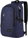 Mancro 17.3 Inch Business Laptop Backpack for Travel Anti-Theft Backpack | Water Resistant Work Daypack with Lock, Travel Computer Bag with Laptop Compartment for Men Women by Mancro