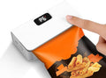 Mini Rechargeable Bag Sealer with LED Display for Food Storage | 6 adjustable heat levels, portable design, built-in cutter, magnetic base, works for all plastic food & snack bags by WixbFyn