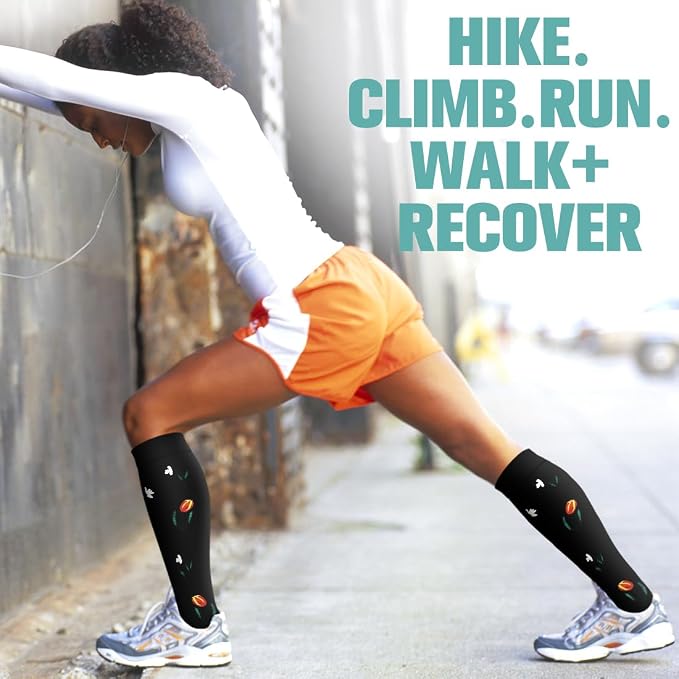 Compression Socks for Women & Men Circulation(6 pairs)-Graduated Supports Socks for Running, Athletic Sports - Image 4