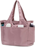 SOYMWIN Tote Bag for Women,Large Tote Bag with Compartments and Multiple Pockets,Quilted Shoulder Bag for Travel Work Sports | Large by SOYMWIN