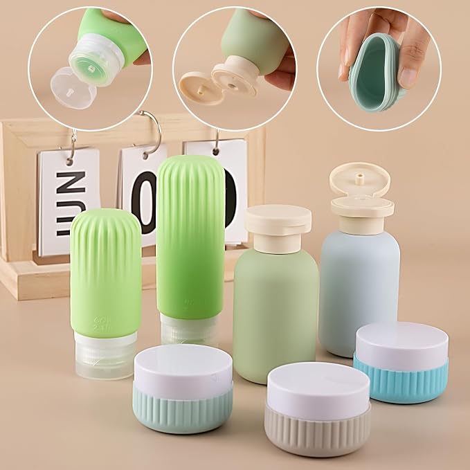Travel Bottles for Toiletries, 25 Pack TSA Approved Travel Size Containers for Toiletries, Leak Proof Refillable & Squeezable Toiletry Bottles Kit with Clear Bag for Shampoo Lotion Cream Conditioner - Image 4