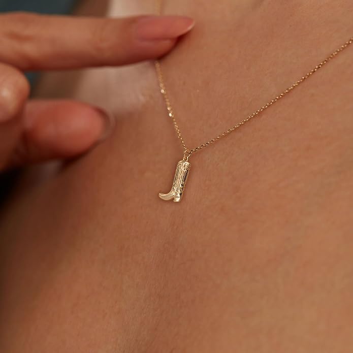 Gold Necklace for Women, Dainty Charm Pendant Necklace Jewelry Gift | 14K Gold Plated, Cute, Delicate, Adults, Non Tarnish, Hypoallergenic, Accessories - Image 2